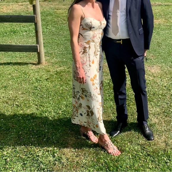 Reformation Floral & Cream Dress - Picture 5 of 5